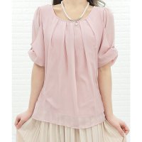 Lace Ladies/レースレディース Lace Ladies シフォンブラウス 半袖/504633509