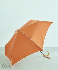 ROPE'/【晴雨兼用】バンブーハンドルバイカラーコンパクトアンブレラ  折りたたみ傘/504633576