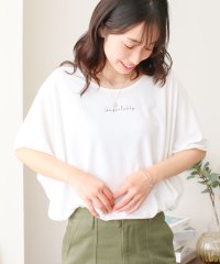 SocialGIRL/ワイドスリーブドルマンTシャツ/500955716