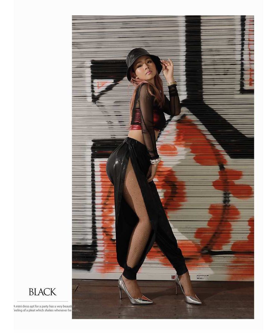 ボムシェル bombshell パンツ・サルエルパンツ メタリック ボムシェル bombshell パンツ・サルエルパンツ メタリック