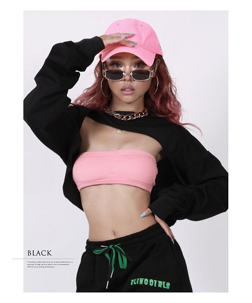 Bombshell Sportswear ボムシェル　新作　トップス ボムシェル bombshell トップス メッシュニット カットソー 長袖