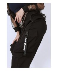 bombshell/ボムシェル bombshell パンツ・サルエルパンツ カーゴパンツ ミリタリー ロゴ 裾ゴム ダンス ロングパンツ かっこいい 体型カバー 衣装 ヒップホップ/504629677