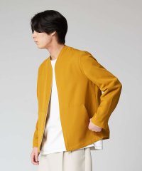 ABAHOUSE/【セットアップ対応】ストレッチ ノーカラー Vネック オーバーサイズ シャツジャ/504633910