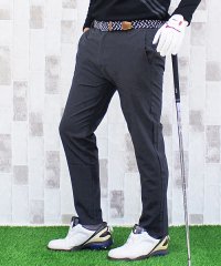 TopIsm/接触冷感 ゴルフパンツ メンズ ゴルフウェア クール COOL 涼しい 冷たい 伸縮 ストレッチ ウエストゴム スラックス テーパード スリム スキニーパンツ/503974549