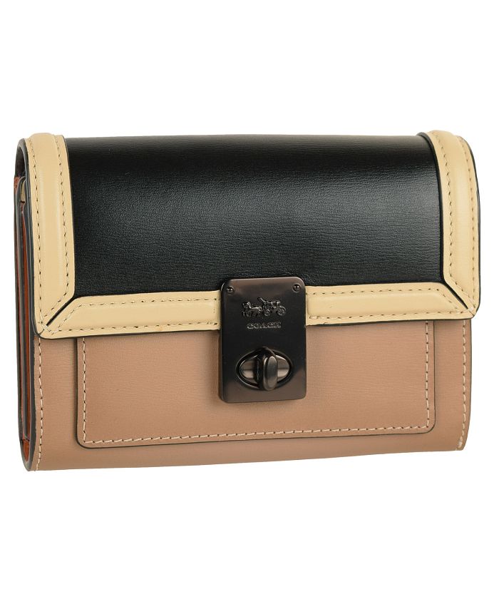 コーチ COACH Coach コーチ HUTTON WALLET IN COLORBLOCK