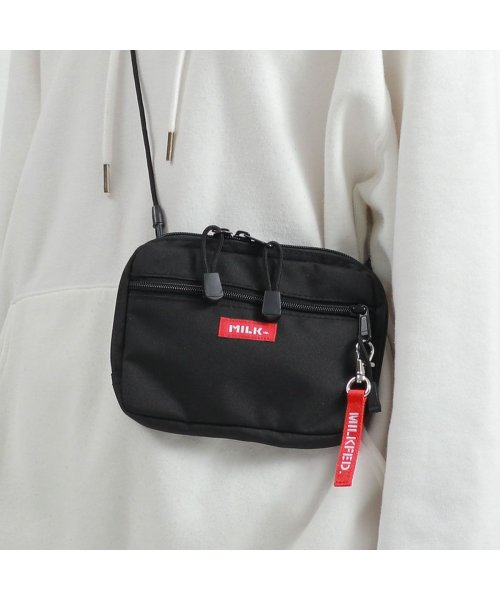 ミルクフェド ショルダーポーチ Milkfed ポーチ Multi Shoulder Pouch 斜めがけ ミニショルダー 小さめ ミルクフェド Milkfed D Fashion