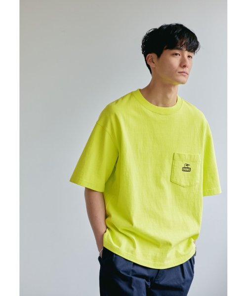 セール 別注 Chums チャムス ロゴ ポケット Tシャツ カットソー グリーンレーベルリラクシング Green Label Relaxing D Fashion