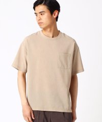 COMME CA ISM MENS/リネンライク 布帛Ｔシャツ/504620384