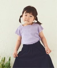 ikka kids/【キッズ】シャーリングメロースクエアカットTシャツ（120〜160cm）/504624291