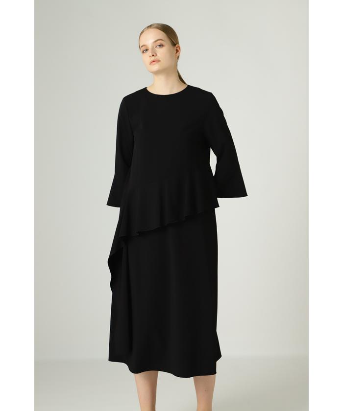 セール 50%OFF】ライトクリアクロスアシンメトリーワンピース