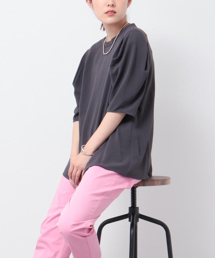 超人気の雑貨店 セール 30%OFF】◇【WEB限定】2WAYジョーゼット肩タックブラウス 温熱用品