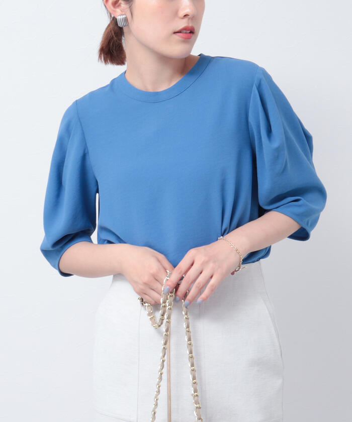 セール 30%OFF】◇【WEB限定】2WAYジョーゼット肩タックブラウス