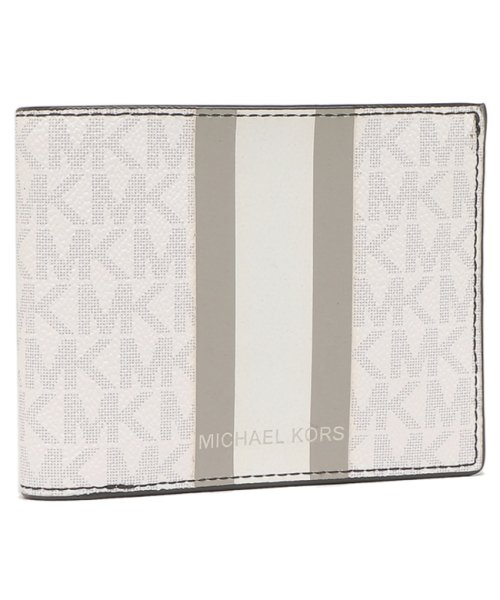 セール マイケルコース アウトレット 折財布 ギフティング ホワイト メンズ レディース Michael Kors 36h1lgff1b B Wt Prl Gry マイケルコース Michael Michael Kors D Fashion