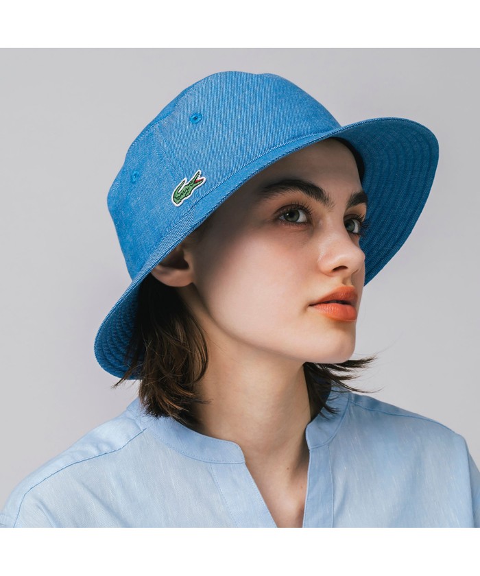 セール 30%OFF】シャンブレーバケットハット(504641405) | ラコステ セール 30%OFF】シャンブレーバケットハット(504641405) | ラコステ