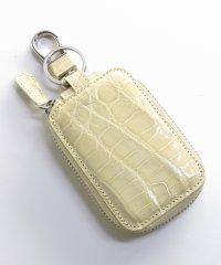 sankyoshokai/サンキョウショウカイ 三京商会 クロコダイルレザースマートキーケースカバーシャイニング加工ヘンローン/504642222