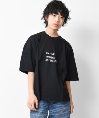 RAT EFFECT/3段ロゴプリントスーパービッグTシャツ/504642639