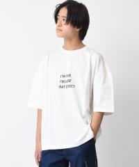 RAT EFFECT/3段ロゴプリントスーパービッグTシャツ/504642639