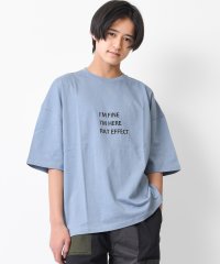 RAT EFFECT/3段ロゴプリントスーパービッグTシャツ/504642639