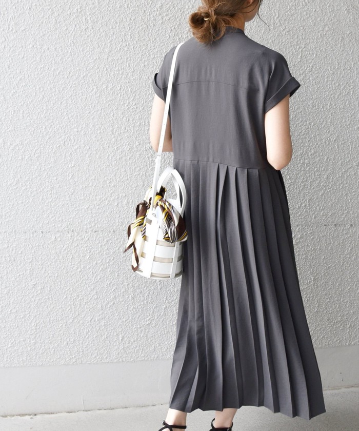 SHIPS any:〈ウォッシャブル〉ジョーゼット プリーツ フレンチ SHIPS any:〈ウォッシャブル〉ジョーゼット プリーツ フレンチ
