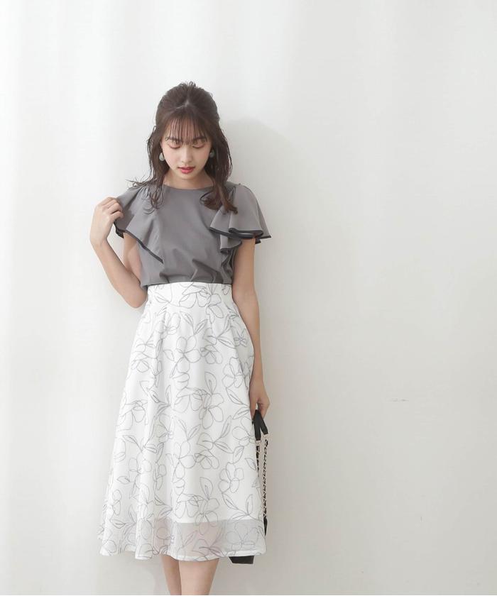 ひし型 vintage シアー 刺繍 巻きスカート | www.tegdarco.com