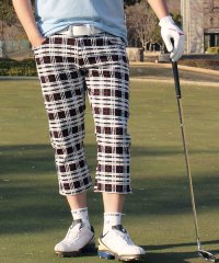 TopIsm/トップイズム TopIsm ゴルフパンツ メンズ クロップドパンツ ゴルフウェア チェック柄 カモフラ 迷彩 千鳥格子 ストレッチ ハーフパンツ スポーツウェア/504644955