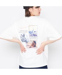 Spiritoso/フォトプリント刺繍ロゴTシャツ/504646441