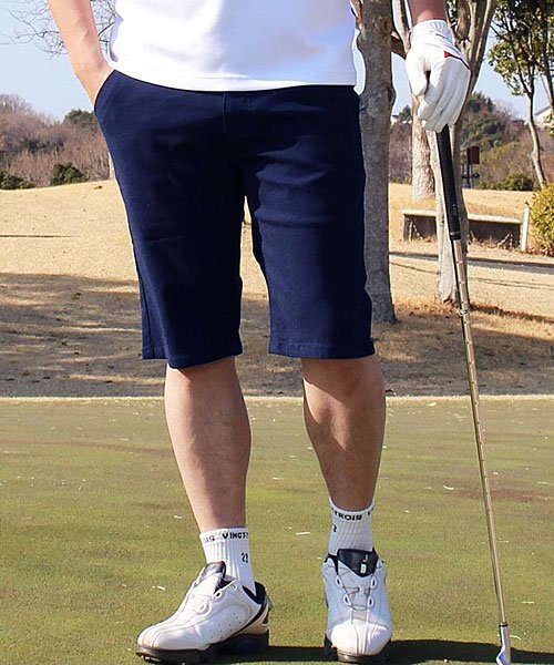 セール ショートパンツ ゴルフパンツ メンズ ハーフパンツ ゴルフウェア ストレッチ チノパン スポーツウェア 無地 短パン ショーツ 大きいサイズ トップイズム Topism D Fashion