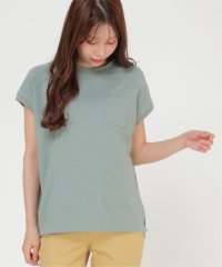 ikka/コットンUSA フレンチスリーブTシャツ/504452202
