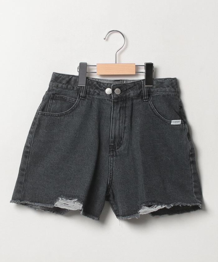 セール】ダメージデニムショートパンツ(504643293 セール】ダメージデニムショートパンツ(504643293