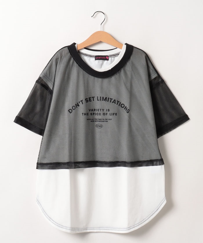 セール 10%OFF】インナー付メッシュ半T(504643295 セール 10%OFF】インナー付メッシュ半T(504643295