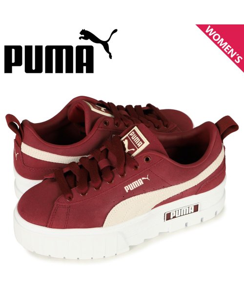 Puma プーマ メイズ ウィメンズ スニーカー レディース 厚底 Mayze Womens レッド プーマ Puma D Fashion