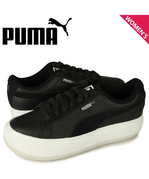 Puma プーマ スニーカー スウェード マユ ミックス ウィメンズ レディース 厚底 Suede Mayu Mix Wmns ブラック 黒 プーマ Puma D Fashion