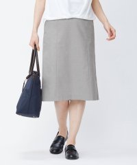 J.PRESS LADIES（LARGE SIZE）/【洗える・撥水・防汚】コットンFITTYシャーク スカート/504649569