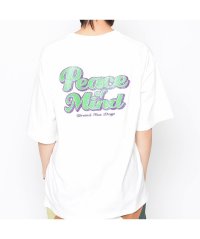 Spiritoso/Peace Mind ラメプリントロゴTシャツ/504650211