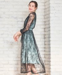 DRESS+/ドレスプラス DRESS+ パーティードレス ワンピース レース 披露宴 結婚式 フォーマル/504650617