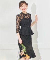 DRESS+/ドレスプラス DRESS+ キャバドレス タイトドレス ナイトドレス 総レース 肌見せ/504650618