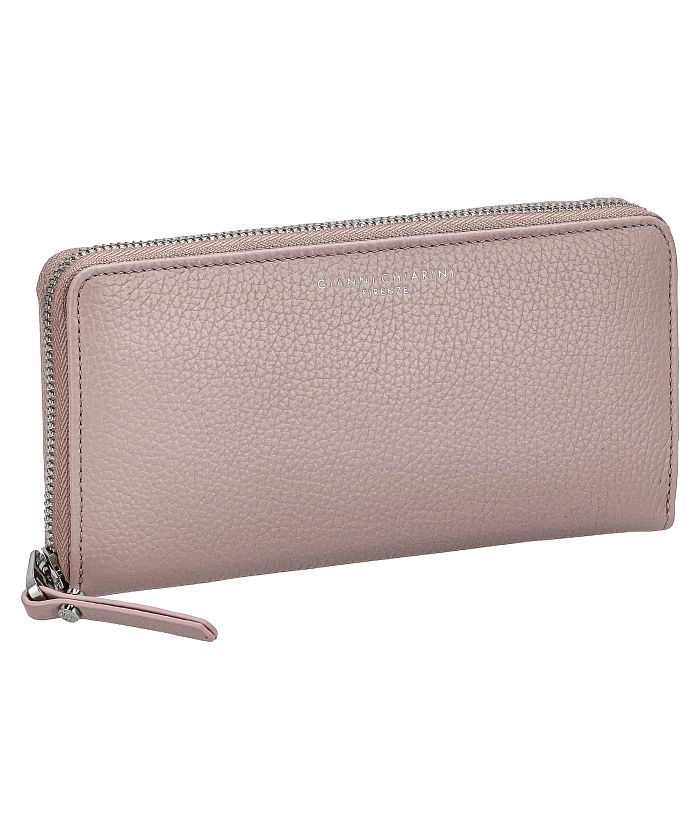 新品ジャンニキャリーニGIANNI CHIARINI 長財布レザーSLV
