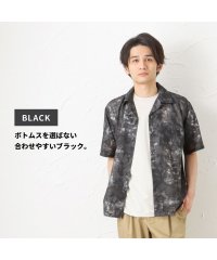 MAC HOUSE(men)/NAVY ネイビー メッシュプリントシャツ 231064MH/504647911