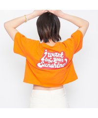 Spiritoso/ポップカラークロップドTシャツ/504651304