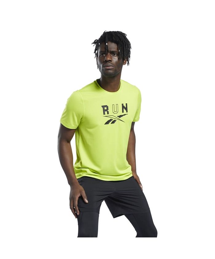 ランニング 驚きの安さ 63%OFF スピードウィック グラフィック Tシャツ Running リーボック Speedwick T－Shirt Reebok Graphic