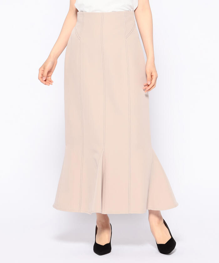 MISCH MASCH❤︎大人可愛いストライプマーメードスカート セール 72%OFF】ミッシュマッシュ MISCH MASCH 配色ステッチ