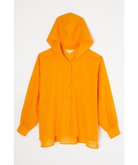 moussy/SHEER HOODED シャツ/504653535