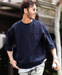 JIGGYS SHOP/カットアンサンブル / Tシャツ ビッグシルエット タンクトップ ティーシャツ 半袖 ポケット オーバーサイズ トップス クルーネック/504654330