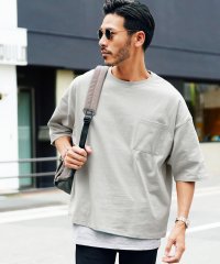 JIGGYS SHOP/カットアンサンブル / Tシャツ ビッグシルエット タンクトップ ティーシャツ 半袖 ポケット オーバーサイズ トップス クルーネック/504654330