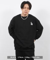 1111clothing/オーバーサイズ スウェット メンズ トレーナー レディース LA ロゴ刺繍 ビッグスウェット ビッグシルエット トップス 長袖 LAロゴ セットアップ 可能 大/504655389