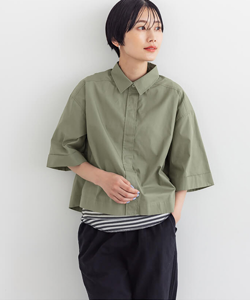 ビンテージクロップドシャツ(504129257) | コカ(coca) - d fashion