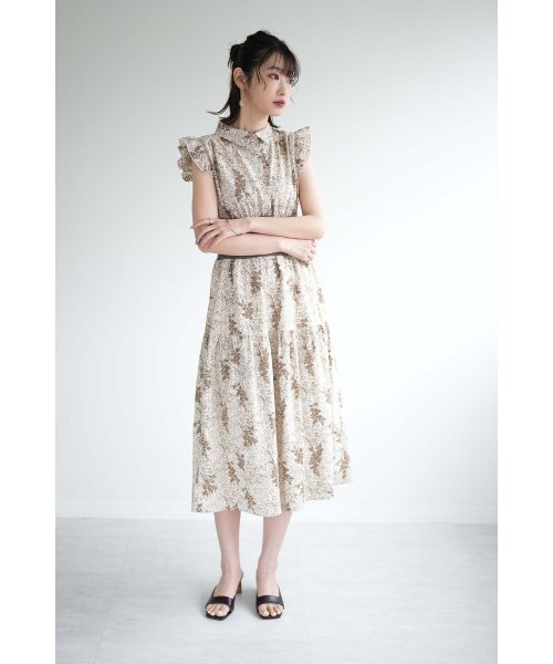 クーポン セール Off リブ切り替えフリルハイウエストワンピース Lily Chic Lily Chic D Fashion