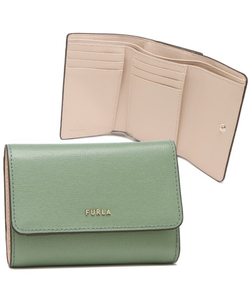 フルラ 三つ折り財布 バビロン Sサイズ グリーン レディース Furla Pcz0uno 0000 0997s フルラ Furla D Fashion