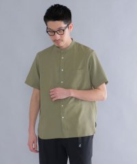 SHIPS MEN/SHIPS: テンセル/リネン バンドカラーシャツ S/S/504659837