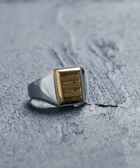 MAISON mou/【YArKA/ヤーカ】portrait rectangle ring [rre2]/レクラングルデザインリング/504553712